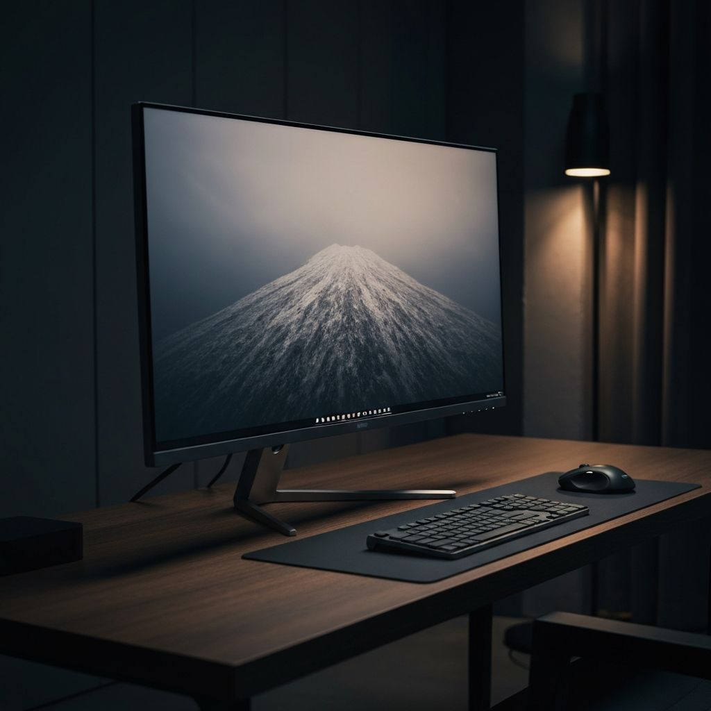 프리미엄 모니터 배경